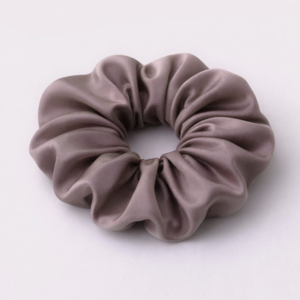 Scrunchie saténová gumička SINOA mauve2
